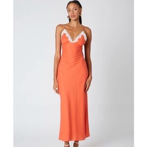 NWT! NIA Jasmine Dress in Tigerlily Size Large